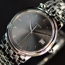 OROLOGIO UOMO VINTAGE OMEGA DVILLE Prestige Quartz 4510.31 ABITO RARO