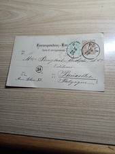 Austria 1885 Postal Card Da Pola X Bruxelles  Splendida
