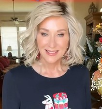 Parrucche Ombre biondo platino