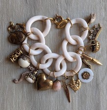Design Mo.Ro.Va Florence Cavigliera/Bracciale Vintage con Charms