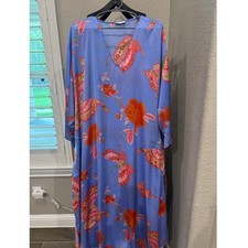 Natori Caftano Donna XL Blu