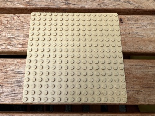 Lego tan plaque plate - x, 16