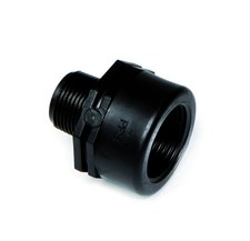 Raccordo filettato plastica - plastica, pe