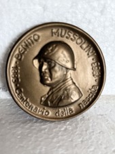 Medaglione Centenario Nascita Benito Mussolini