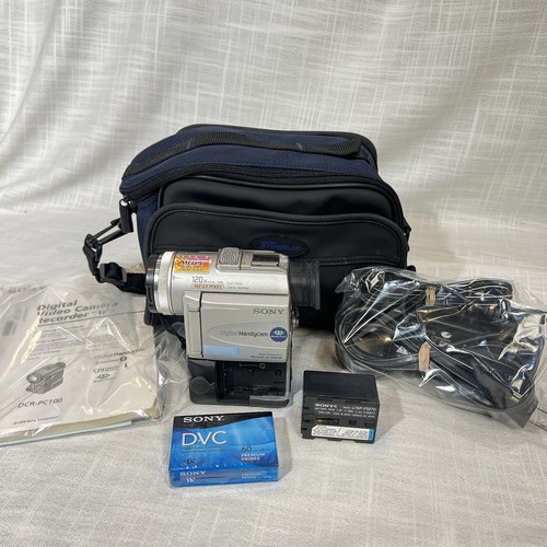 Sony dcr pc100 minidv handycam - sony,