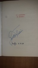 Libro con autografo di Gustavo