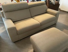 Divano 3 posti Poltrone e Sofá 200x90x90 ottime condizioni incluso Pouf