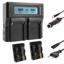 2x Batteria + Caricatore per