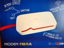 modem tim fibra funzionante con accessori