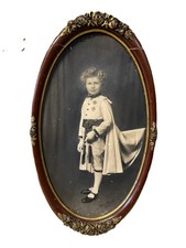 ANTICO QUADRO OVALE CON FOTO