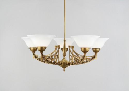 Lampadario premium ottone