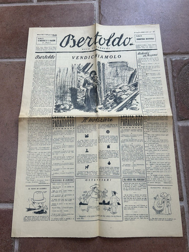 Bertoldo vecchio giornale - bertoldo,
