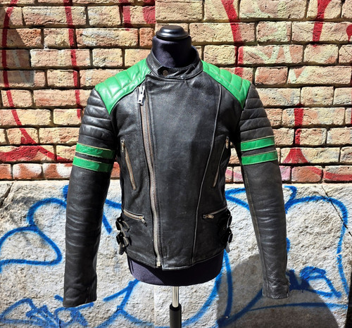 Giubbotto pelle moto biker - pelle,