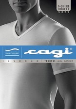 3 T-SHIRT SCOLLO A PUNTA CAGI