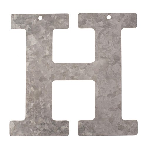 Metallo lettera zincato - metallo,