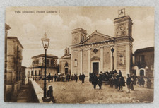 cartolina avellino tufo animata piazza viaggiata 1929 formato piccolo