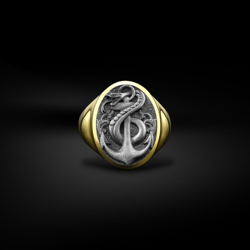 Anello uomo con sigillo - anello,