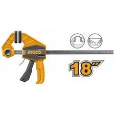 Morsetto Sgancio Rapido Strettoio a Sgancio Rapino 63X450 mm per Falegname INGCO