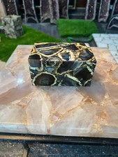 Portagioie in agata nera