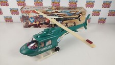 ELICOTTERO POLIZIA BATTERY OPERATED REEL RE.EL. TOYS NEW ANNI 70 80 CARABINIERI