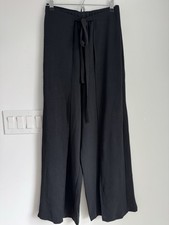ZARA Black Wide Leg Flowy