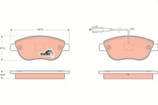 TRW Pastiglie Freno GDB1655