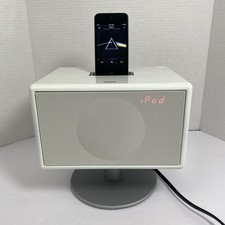 Geneva Sound System Model S altoparlante dock iPod bianco con supporto testato funziona