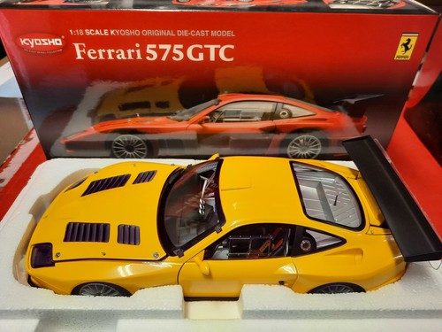 Kyosho ferrari 575 gtc yellow - gtc,