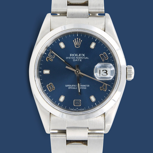 Rolex date ref 15200 blue - ref.,