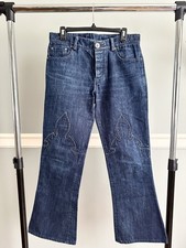 Jeans al ginocchio svasati con
