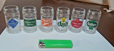 6 MINI BOCCALI di birra varie