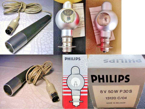 Microfono poli philips - poli,, 8v