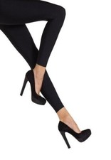 LEGGINS DONNA FELPATO NERO