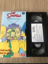 CASSETTE VIDÉO VHS FILM LES SIMPSON PREMIÈRE SAISON VOL 1 NOËL MORTEL BART GÉNIE