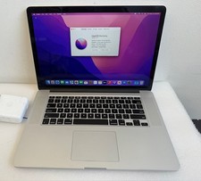Apple MacBook Pro 15" Retina (metà 2015) i7 2,5 GHz 16 GB RAM 256 GB SSD Monterey