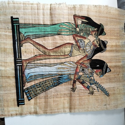 Papiro dipinto mano - papiro, a