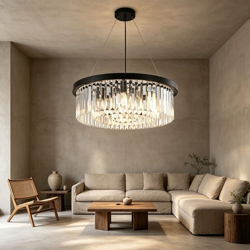 Lampadario lusso trasparente - lampadario,