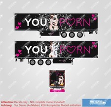 TRUCKMO Decals YouPorn Rimorchio per valigie 100346 1:50 WSI Models