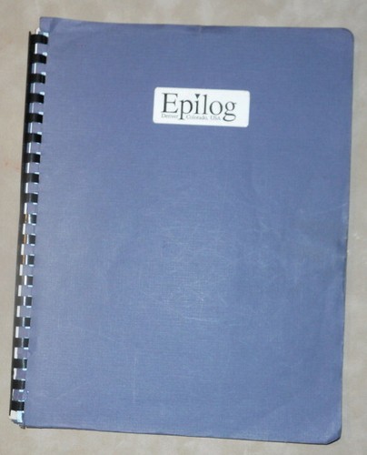 Epilog summit 2000 - epilog, incisore