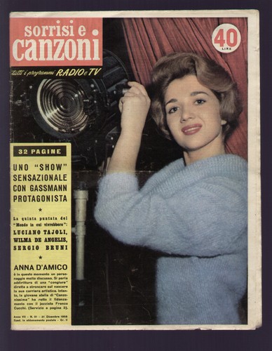 Sorrisi 1958 anna amico - sorrisi, 51/1958