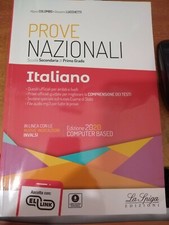 PROVE NAZIONALI, ITALIANO,libri scolastici usati,scuola media