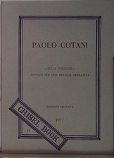 PAOLO COTANI  Sulla funzione CHISEL BOOK