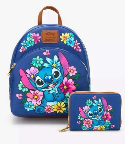 Zaino disney stitch - stitch, floreale