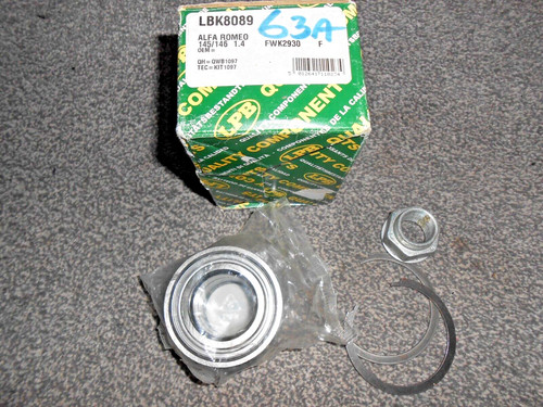 Kit cuscinetti ruota anteriori