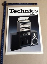 DEPLIANT PUBBLICITARIO VINTAGE TECHNICS SISTEMI HI-FI VINTAGE SOUND V650 Z 350