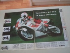advertising Pubblicità 1993 MOTO YAMAHA YZF 750 R e 750 SP
