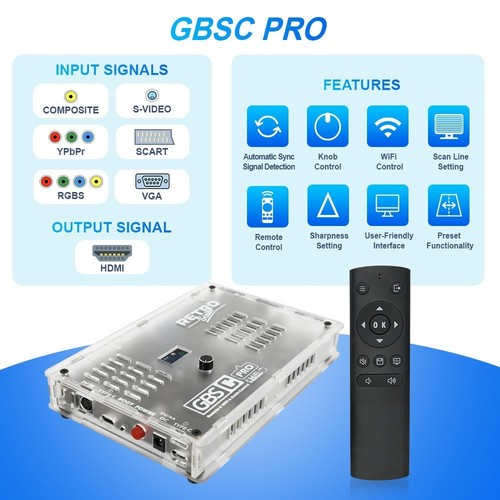 Retro gbsc pro - gbsc, video