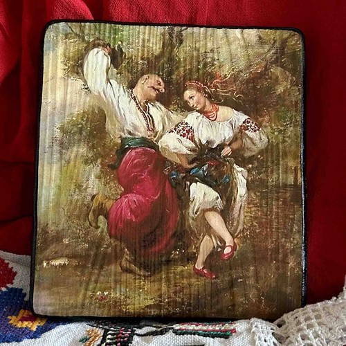Quadro arte popolare ucraina
