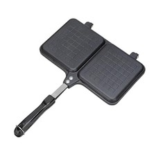 Piastra per Toast, Teglia per Tostapane A Doppia Faccia, Griglia Antiaderen5939