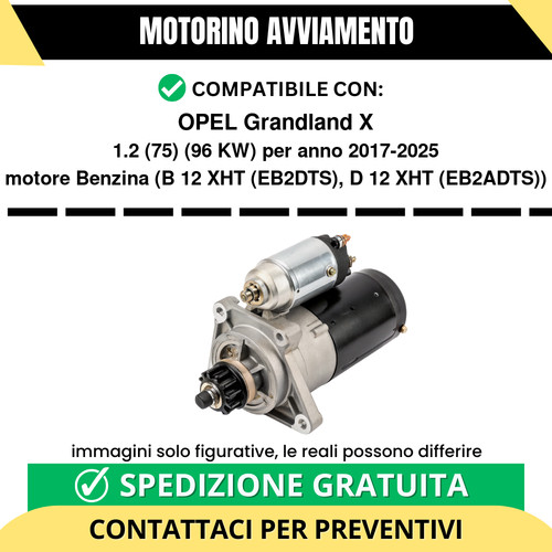 Motorino avviamento opel - motorino,